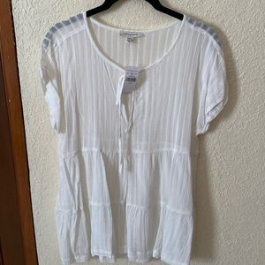 American Eagle - White Top - Size S